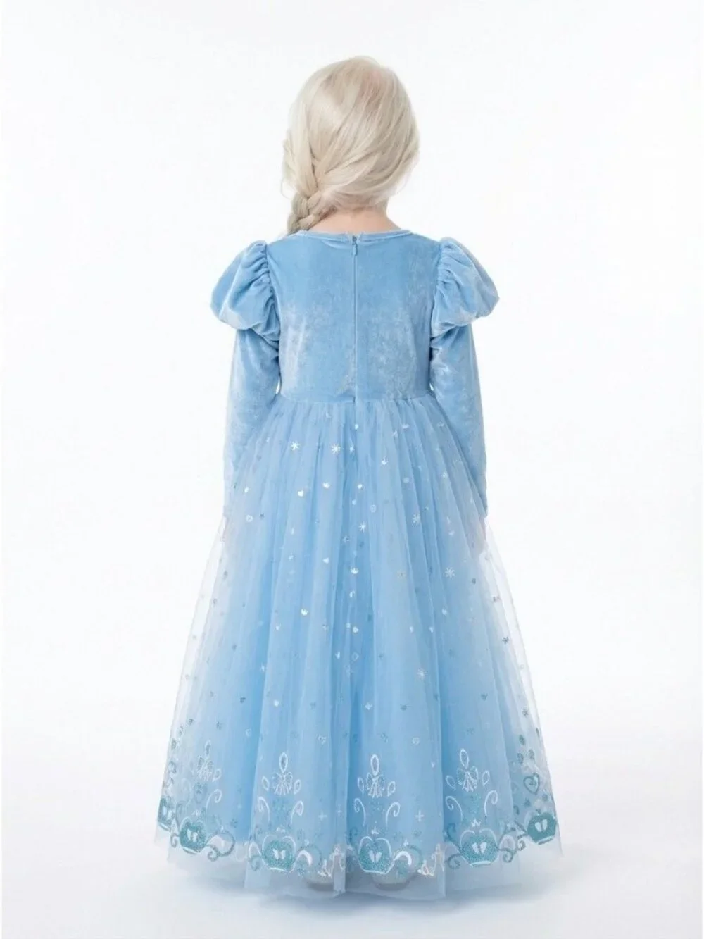 Girls Cinderella Inspired Princess Dress Costume (Size 6)